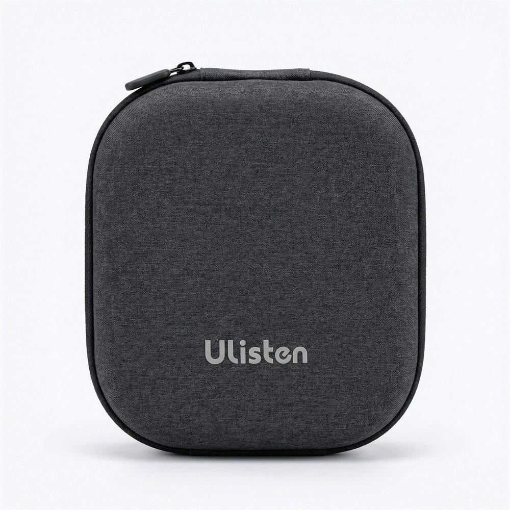 C1 Universal Slim Design Hard Shell Portable Headphone Carrying Bag Headset Storage Case Portable Travel Organizer Bag