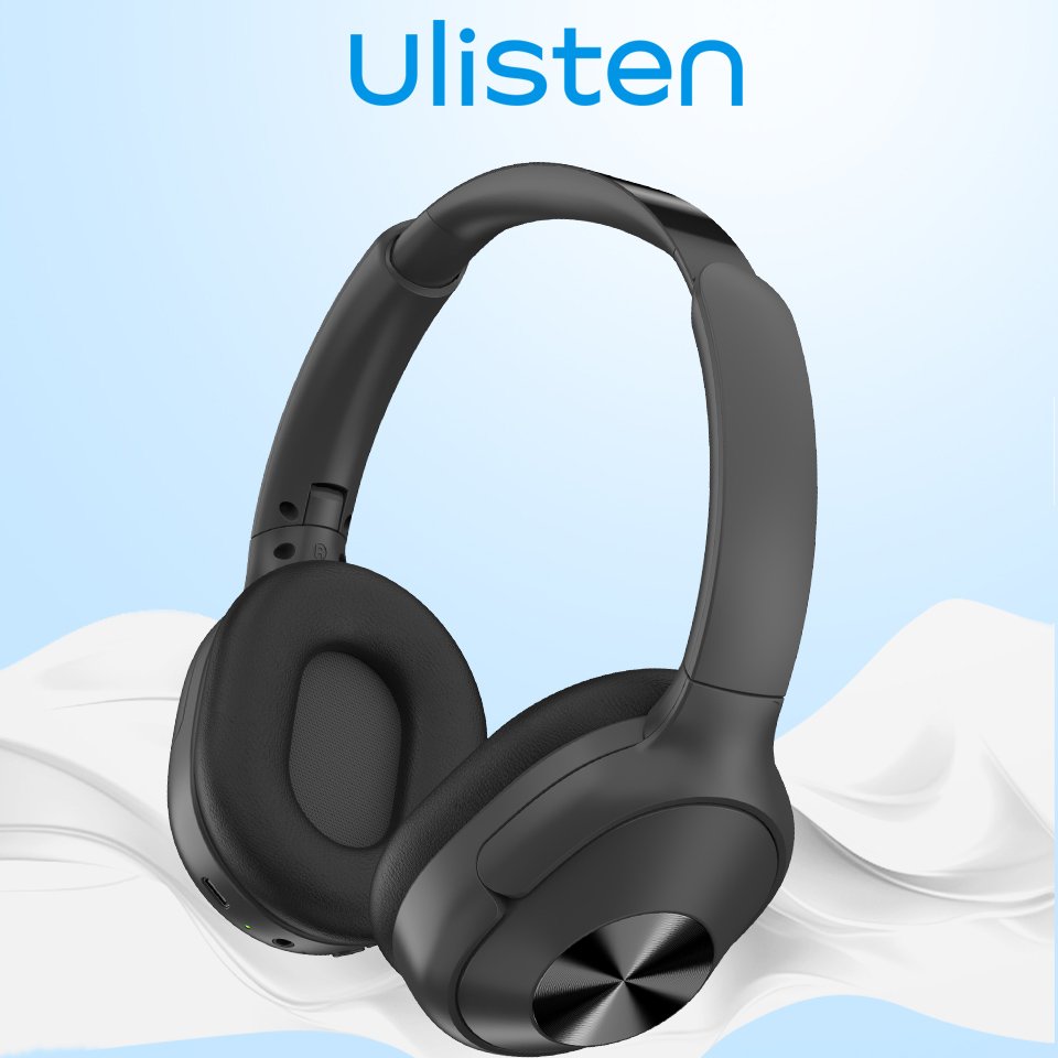 B3 Sports Over-Ear Wireless Headphones BT 5.3 Extra Bass Boost Adjustable Fit 20 Hours Playtime-Studio-Quality Earphones