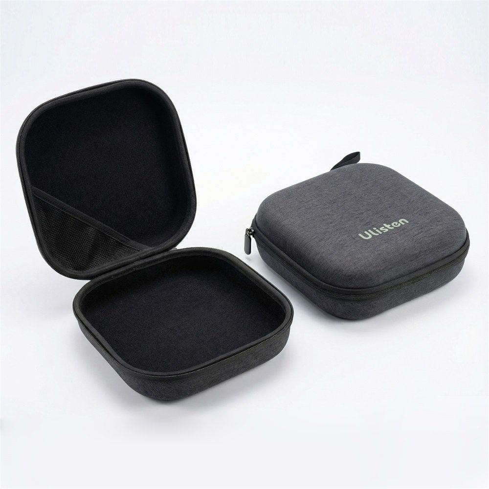 C1 (1) C1 Universal Slim Design Hard Shell Portable Headphone Carrying Bag Headset Storage Case Portable Travel Organizer Bag