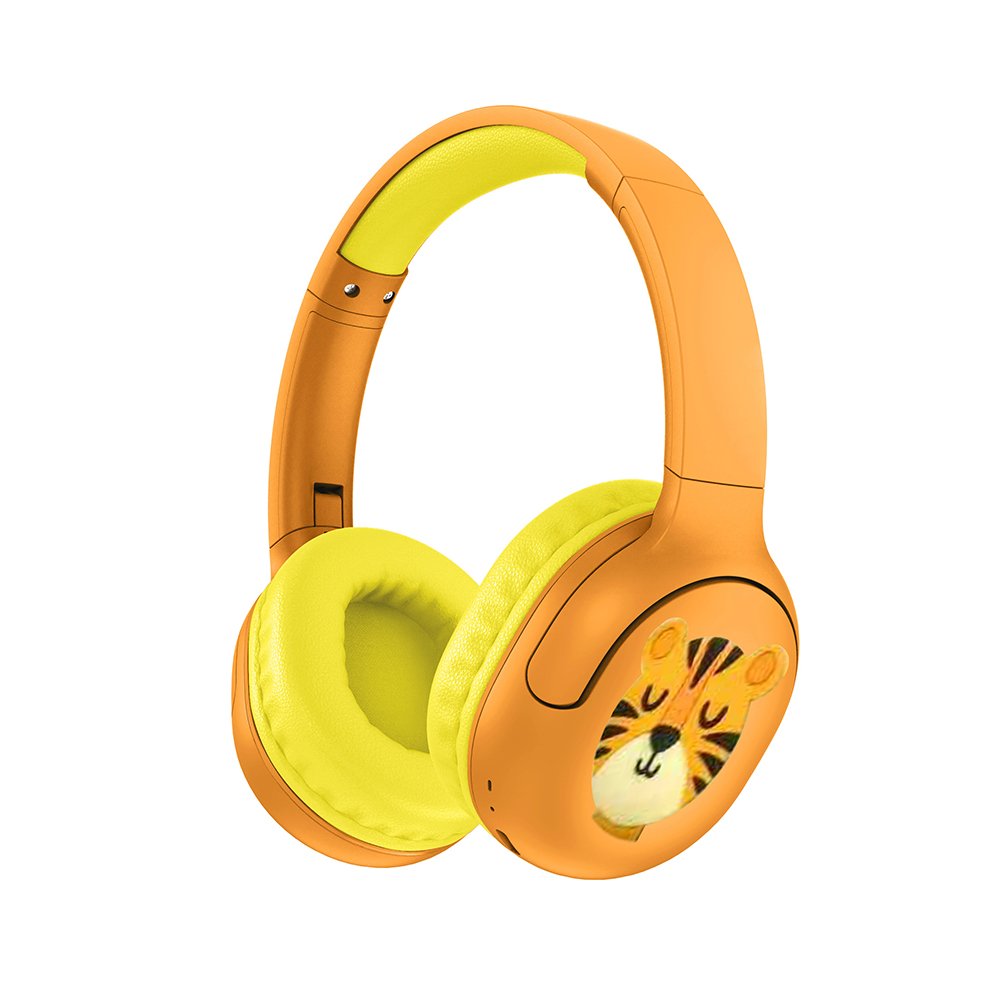 Kind 3 (1) Kid3 – Niedlicher Gehörschutz, sichere Lautstärke bis 85 dB, Kopfhörer für Mädchen und Jungen, faltbar, kabellos, Over-Ear-Modell mit integriertem Mikrofon