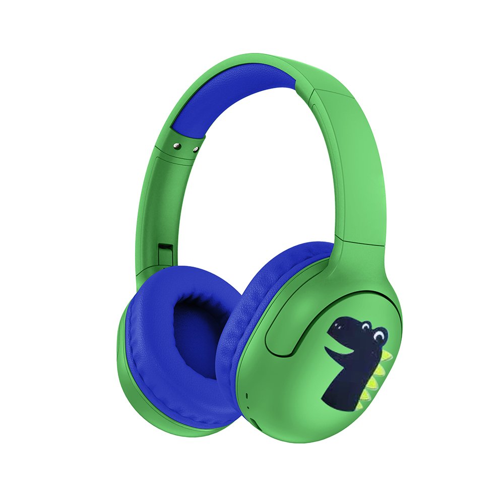 Kid3 Cute Hearing Protection Safe Volume 85dB Girls Boys Kids Headphones Foldable Wireless Over-Ear with Built-in Microphone