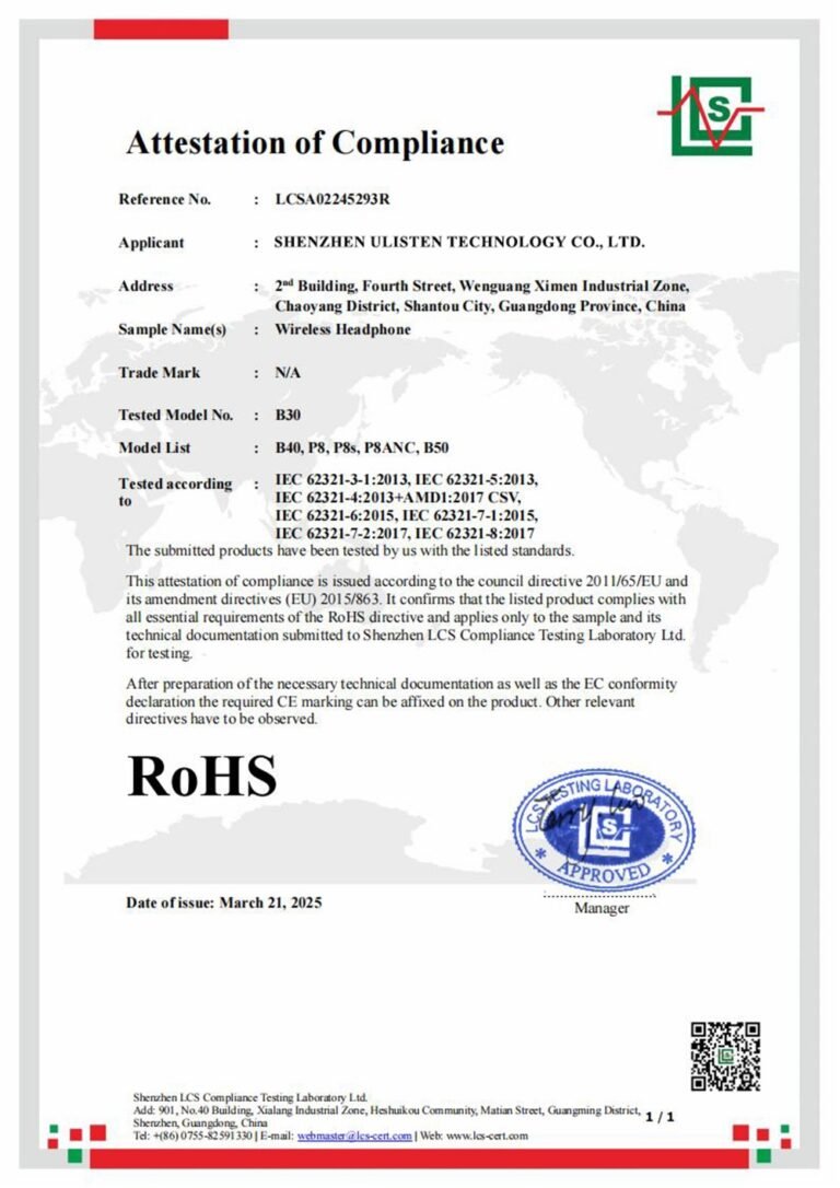 RoHS-Zertifikat (1)